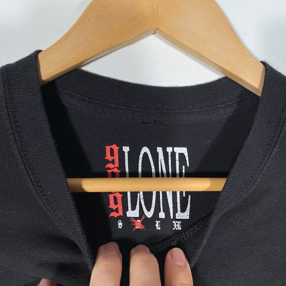 VLONE x 999 Club Juice WRLD Long Sleeve Tee Black mens size medium - Picture 4 of 7